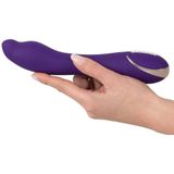 Vibe Couture – Revel G-spot Vibrator met Licht Gebogen Kop en Massage Punt – 22.2 cm - Paars