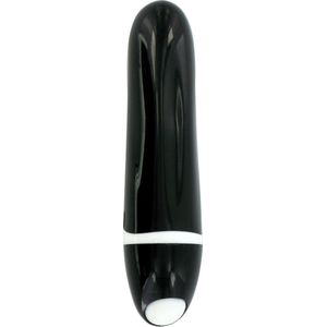 Vibe Therapy Mini-vibrator, gelakt, harde schaal, zwart