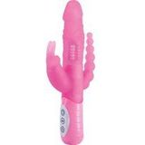 Seven Creations - E Rabbit Slimine Triple Play - Vibrators Double Roze