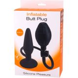 Seven Creations - Inflatable Butt Plug M - Anal Toys Buttplugs Zwart