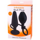 Seven Creations - Inflatable Butt Plug L - Anal Toys Buttplugs Zwart