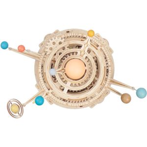 Robotime Mechanical Orrery ST001 - Houten modelbouwpakket