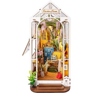 Robotime houten 3D puzzel - book nook - Garden House