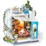 Robotime Rolife Miniatuur bouwpakket Dora's Loft - DG12 - Knutselen - DIY - Miniatuurhuisje