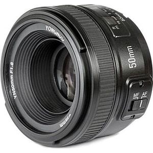 Yongnuo - 50mm F/1.8 - Camera Lens - Voor Canon - Lichtsterk
