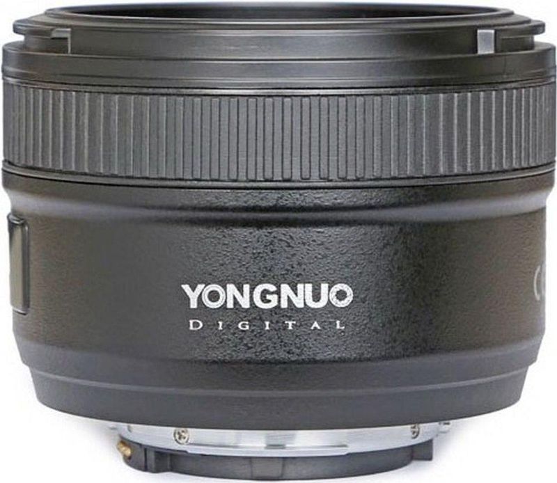 Yongnuo - YN 50mm F/1.8 - Objectief - Zwart - Nikon F