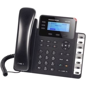 Grandstream Networks GXP1630, IP-Telefon, Schwarz, Grau, Kabelgebundenes Mobilteil, Tisch/Wand, Linux, 3 Zeilen