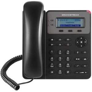 Grandstream SIP GXP-1615 Entry mit PoE Vaste VoIP-telefoon PoE Kleurendisplay Grijs, Zwart