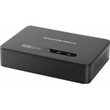 Grandstream - HT812 - Gateway - Zwart - 2 FXS-poorten - Gigabit NAT-router