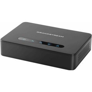Grandstream - HT812 - Gateway - Zwart - 2 FXS-poorten - Gigabit NAT-router