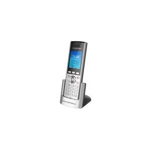 Grandstream Networks WP820, IP-Telefon, Schwarz, Silber, Kabelloses Mobilteil, Android, 2 Zeilen, 500 Eintragungen