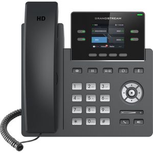 Grandstream - GRP2612 - Telefoon - Zwart - 2 SIP-accounts - 4 Toetsen