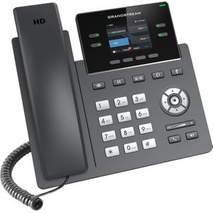 Grandstream GRP2612W - Telefoon - Zwart - HD IP-telefoon met WLAN
