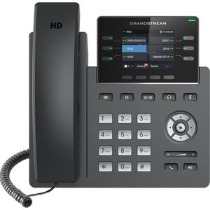 Grandstream - GRP2613 - Telefoon - Zwart - 3 SIP-accounts - 6 Multifunctionele Toetsen