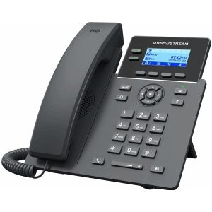 Grandstream Networks GRP2602P IP telefoon Zwart 2 regels LCD