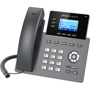 Grandstream SIP GRP-2603P Carrier-Grade IP-telefoon met PoE - VoIP-telefoon - Switch, Telefoon, Zwart