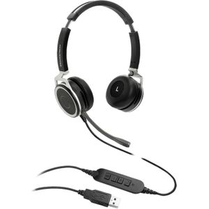 Grandstream Netwerken GUV3005. Producttype: Hoofdtelefoons, Draagstijl: Hoofdband, Kleur van het product: (Bedraad, USB-A), Kantoorheadset, Zwart
