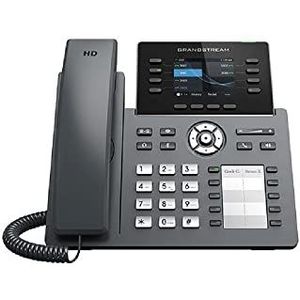 Grandstream IP-telefoon GRP2634 incl. voedingseenheid, Telefoon, Zwart