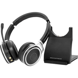 Grandstream Networks GUV3050 hoofdtelefoon/headset Draadloos Hoofdband Kantoor/callcenter USB Type-A Bluetooth Zwart, Zilver