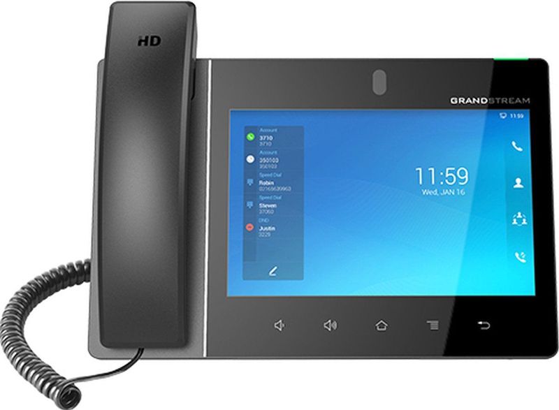 Grandstream - GXV3480 - Telefoon - Zwart - IP-videotelefoon met Android