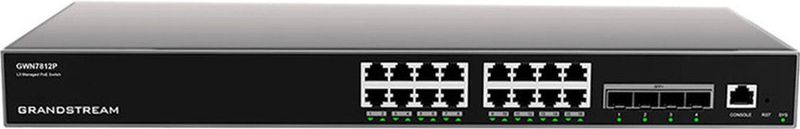 Grandstream - Gwn7812p - Netwerk-switch - Grijs - Managed L3 - Gigabit Ethernet - Power Over Ethernet