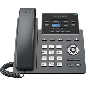 Grandstream GRP2612G IP-telefoon - Zwart - Telefoon met 4 lijnen