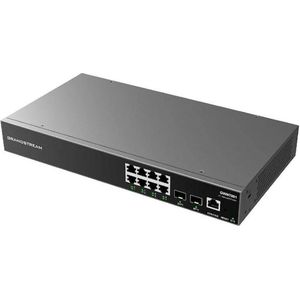 Grandstream - GWN7801 - Managed Switch - Zwart - 8x Gigabit Poorten - 2x SFP