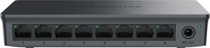 Grandstream - GWN7701 - Netwerkswitch - Zwart - 8-poorts
