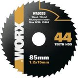Worx Cirkelzaagblad Wa5035 Hss 85mm 44t