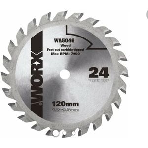 Worx - WA5046 - Cirkelzaagblad - 24 Tanden - Hout - TCT-Blad