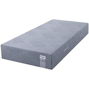 MLILY Plus matras, 100 x 200 cm, traagschuimmatras met een hoogte van 26 cm, aangenaam ligcomfort, 7 comfortzones en 4 lagen voor een luxe slaap