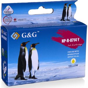 G&G NP-R-2714Y inktcartridge 1 stuk(s) Geel