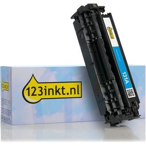 123inkt huismerk vervangt HP 131A (CF211A) toner cyaan