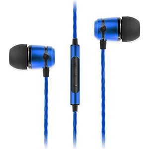 SoundMAGIC E50C Geluidsisolerende Oortelefoons - In-Ear Monitors, Bedrade Hoofdtelefoons met Microfoon - Blauw