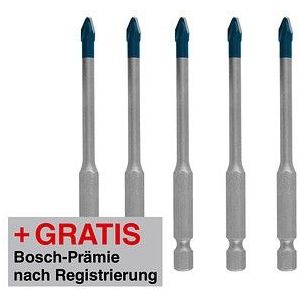 Bosch Expert HEX-9 HardCeramic Boorset - 5-delige Tegelboorset - Voor Dakpannen