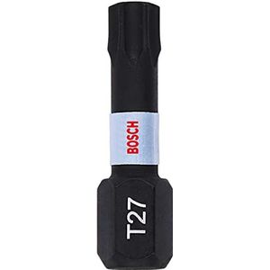 Bosch Professional 2 stuks Impact Control schroefbit T27 (25 mm, zeskantschacht, Pick and Click, accessoires slagschroevendraaier)