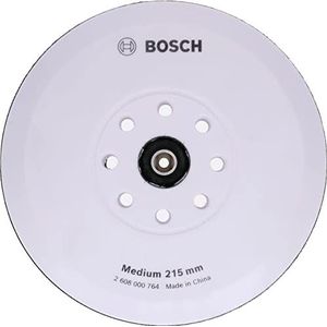 Bosch Professional 1x Steunpad Middelhard Ø 215 mm (voor Bosch Professional GTR 550, Accessoires Schuurmachines voor Gipsplaten)