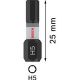 Bosch - pro Hex Impact Bit H5 25 mm 2-tlg. - 2608522556