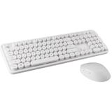 MOFII draadloos keyboard + mouse set Sweet 2.4G (wit)