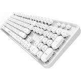 MOFII draadloos keyboard + mouse set Sweet 2.4G (wit)