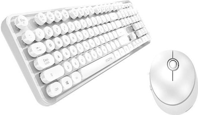 Draadloos toetsenbord + muisset MOFII Sweet 2,4G (wit)