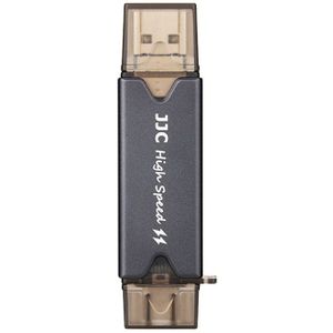 JJC - CR-UTC3 - Card Reader - Grijs - USB 3.0 - Micro USB