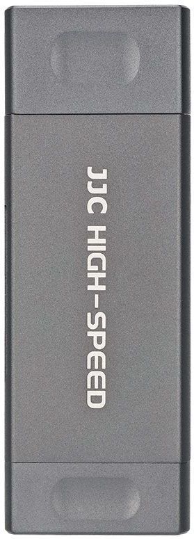 JJC - CR UTC4AC - Kaartenlezer - Grijs - USB 3.1 - Micro USB 2.0 - USB Type C