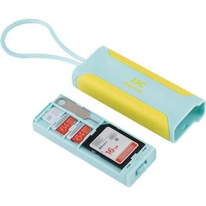 JJC MCR STM5BY Geheugenkaarthoesje, Geheugenkaartlezer, Blauw