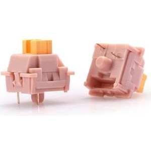 Redragon A113 Bullet-QL (24 zachte lineaire mechanische schakelaars), rood equivalent, 3-polige plaat gemonteerd, hot swappable – 50 miljoen klik | (24 stuks schakelaars + keycap +