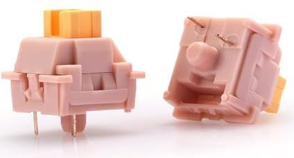 Redragon A113 Bullet-QL (24 zachte lineaire mechanische schakelaars), rood equivalent, 3-polige plaat gemonteerd, hot swappable – 50 miljoen klik | (24 stuks schakelaars + keycap +