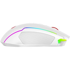 Redragon - M914W-RGB NIX - Draadloze Muis - Wit - RGB Verlichting