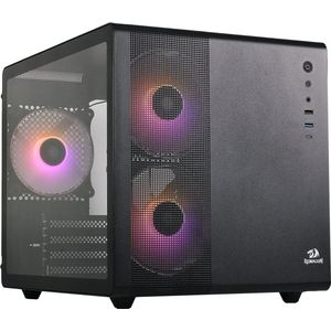Redragon Obudowa Pagos 1 ARGB (GC-570) (Mini-ITX, mATX), PC-behuizing, Zwart