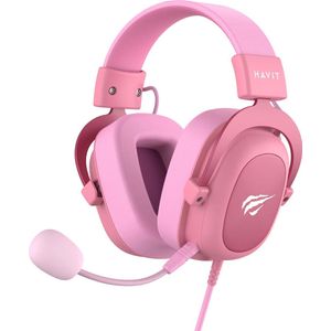 HAVIT - H2002D - Gaming Headset - Roze - 3.5 mm - Ergonomisch