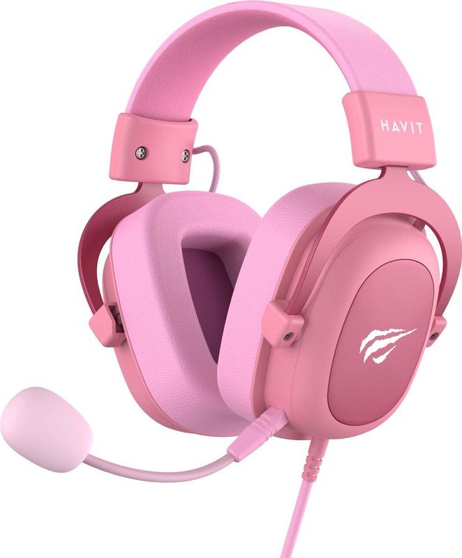 HAVIT - H2002D - Gaming Headset - Roze - 3.5 mm - Ergonomisch